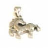 PENDENTE IN ARGENTO CAVALLO CON ZIRCONI