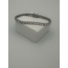 BRACCIALE IN ARGENTO TENNIS A GRIFFE  4 MM/ 16 CM