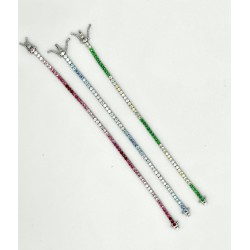 Elegante e versatile bracciale tennis colorato rainbow